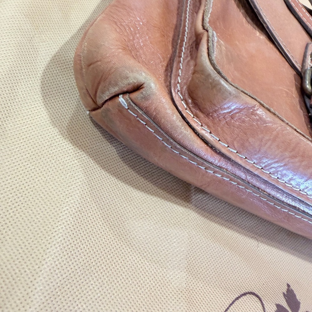 Patricia Nash Tan Leather Envelope Flap Crossbody - Picture 3 of 15